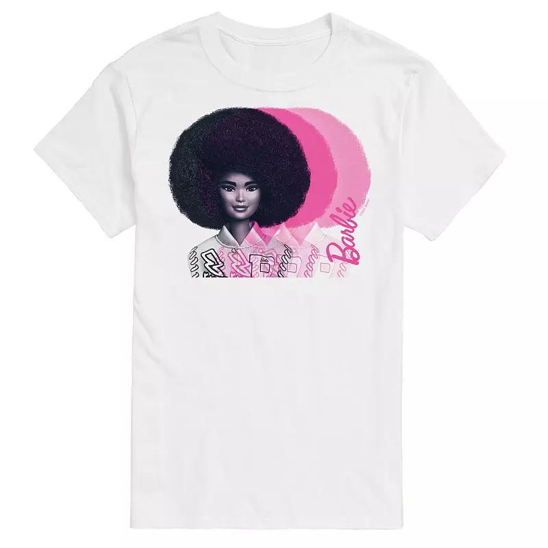 Big & Tall Barbie® Graphic Tee, Men's, Size: Large Tall, White Product Image