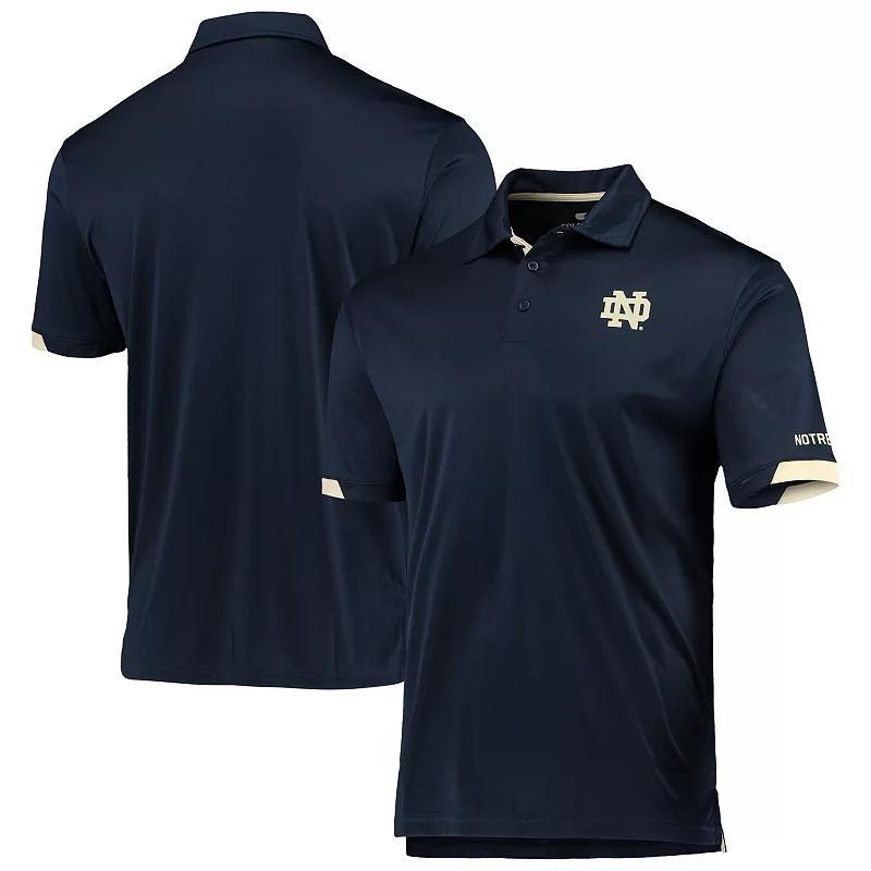 Mens Colosseum Notre Dame Fighting Irish Santry Lightweight Polo Blue Product Image