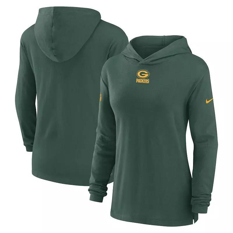 Womens Nike Royal Buffalo Bills Sideline Performance Long Sleeve Hoodie T-shirt Product Image