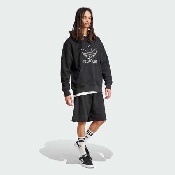 adidas Adicolor Outline Trefoil Shorts Night Indigo 2XL Mens Product Image