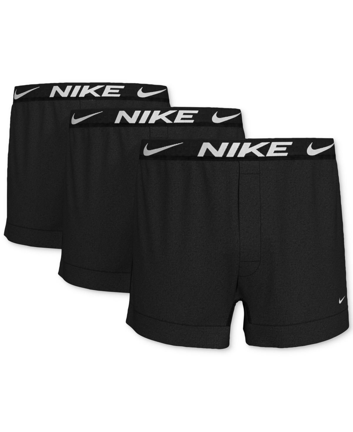 Men's Nike Dri-FIT Essential 3-Pack Boxers, Size: XXL, Black Product Image