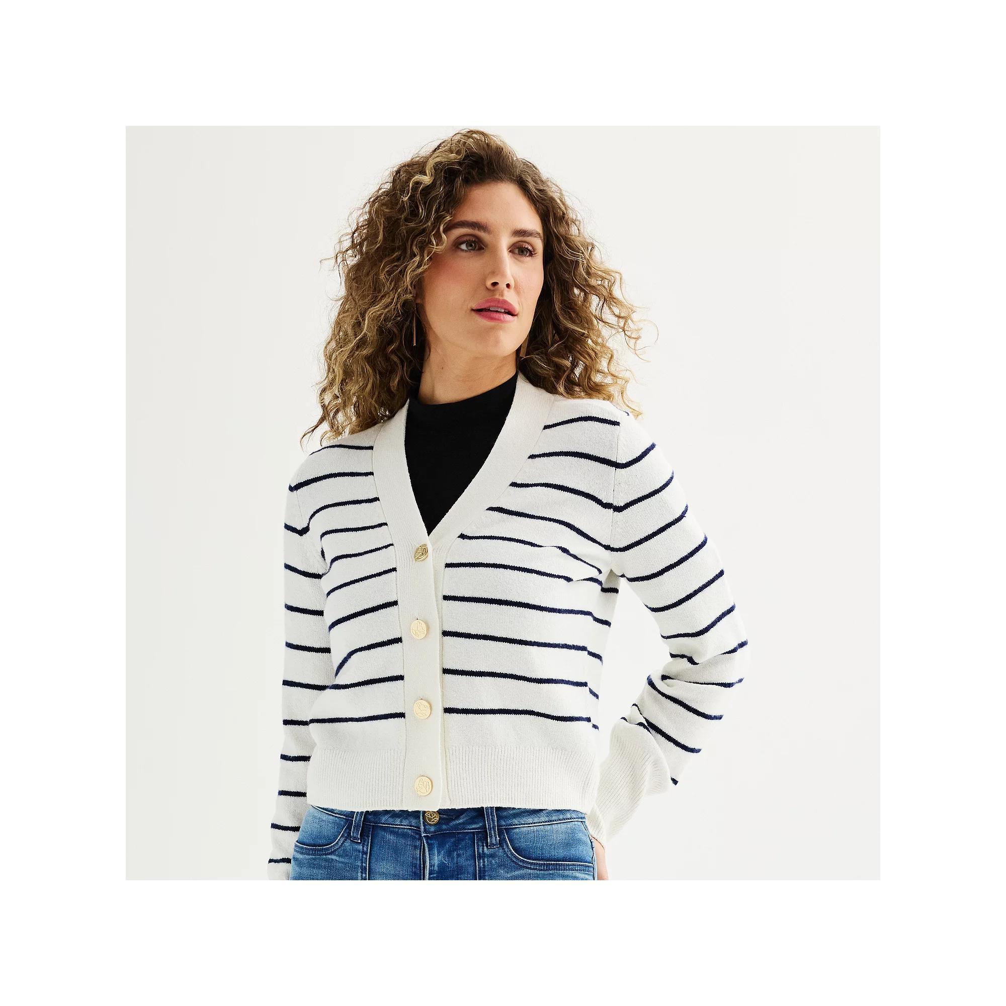 Womens Draper James Varsity Cardigan Product Image