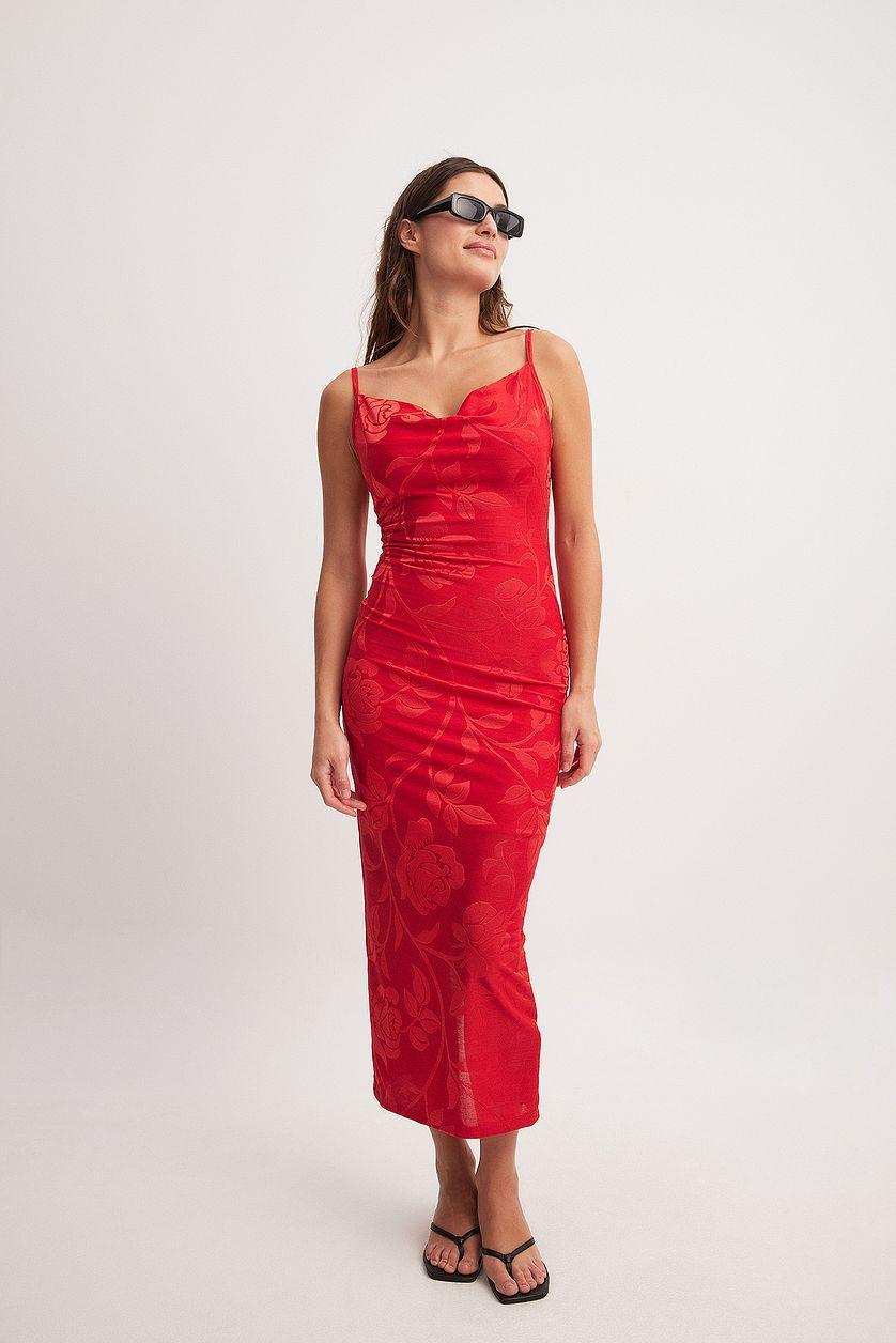 Back Tie Midi Dress Product Image