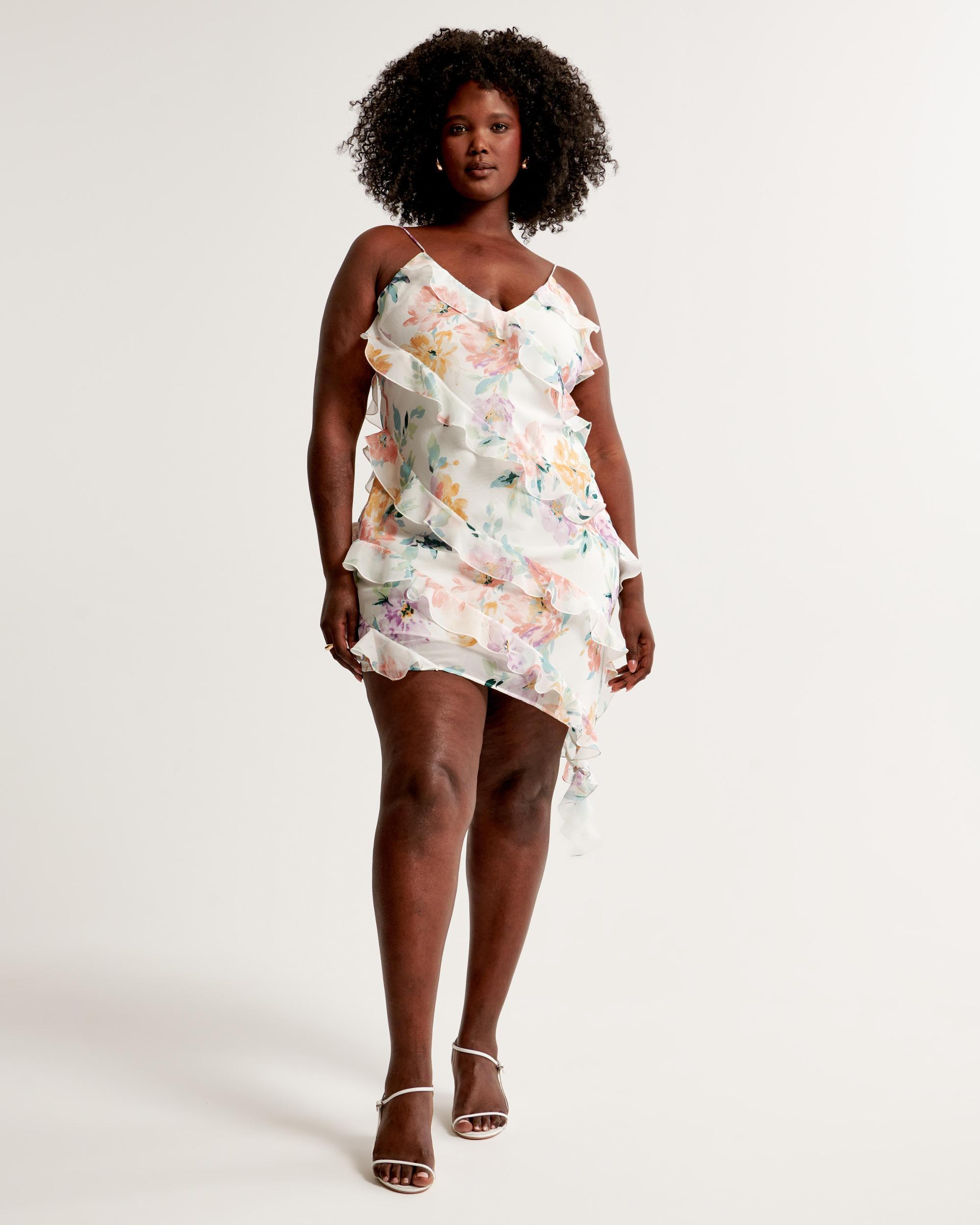 All-Over Ruffle Mini Dress Product Image