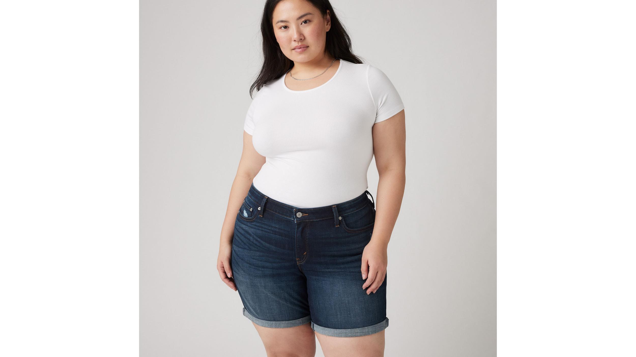 Mid Length Women's Shorts (Plus Size) Product Image