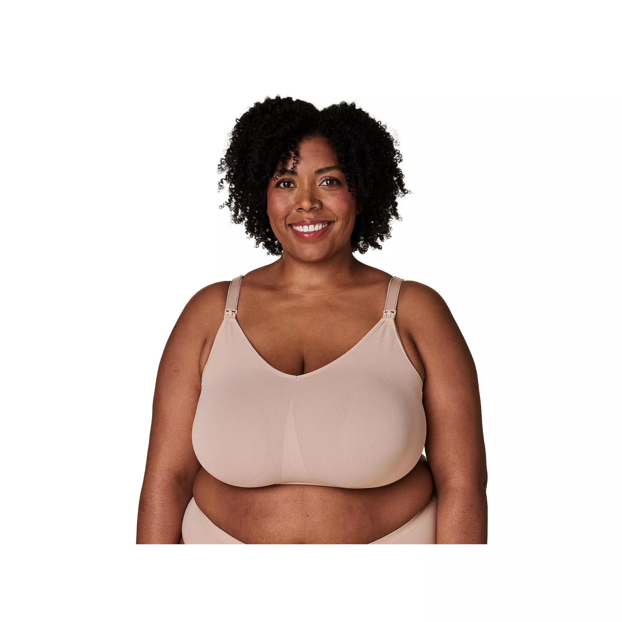 Bravado! Designs Women's Body Silk Seamless Nursing Bra - Cameo S: Recycled Nylon, Wireless, Padded, Adjustable Closure Product Image