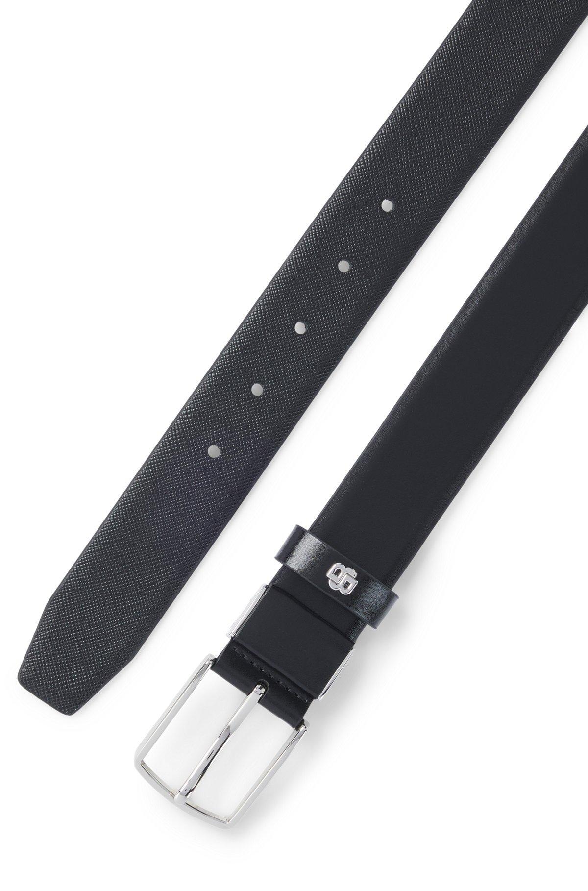 Porsche x BOSS reversible leather belt with Double B monogram keeper Product Image