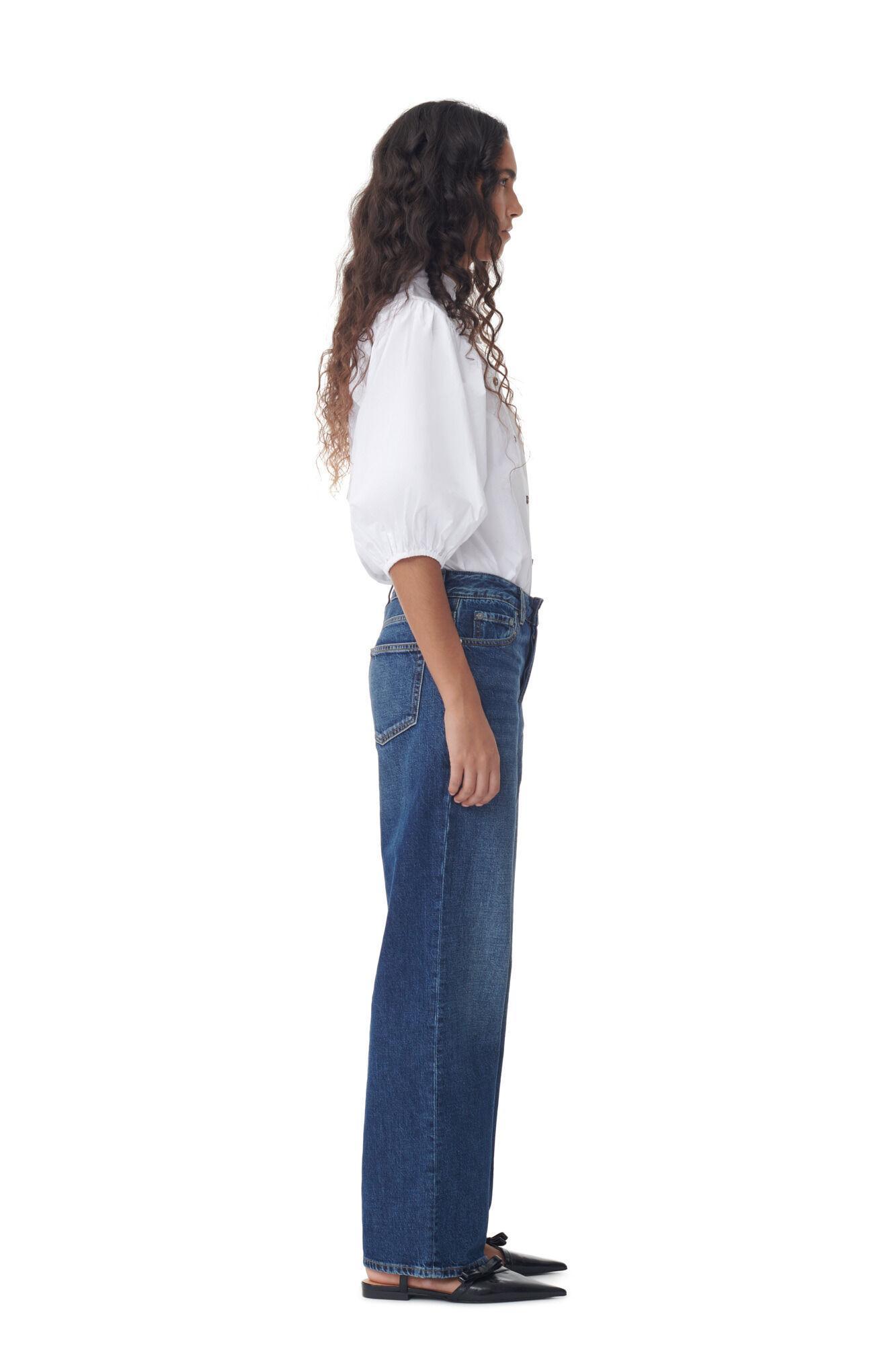 Dark Blue Vintage Izey Jeans  Product Image