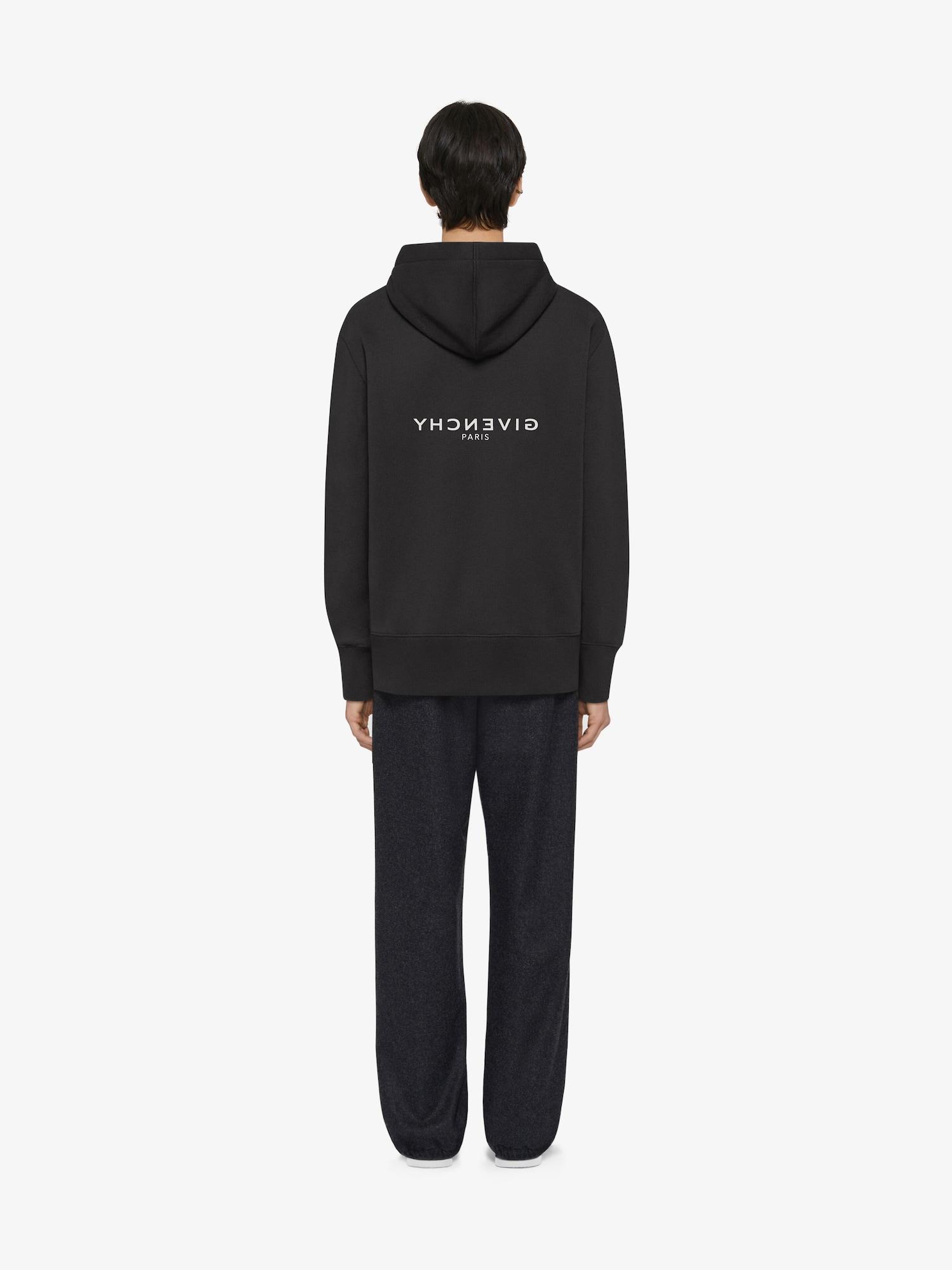 GIVENCHY Archetype slim fit hoodie in fleece Product Image