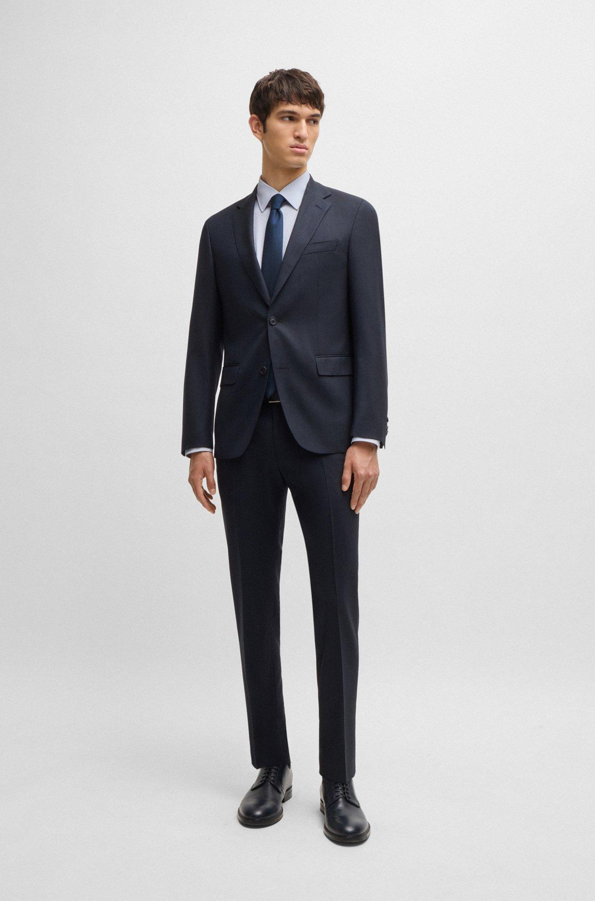 Slim-fit shirt in performance-stretch dobby Product Image