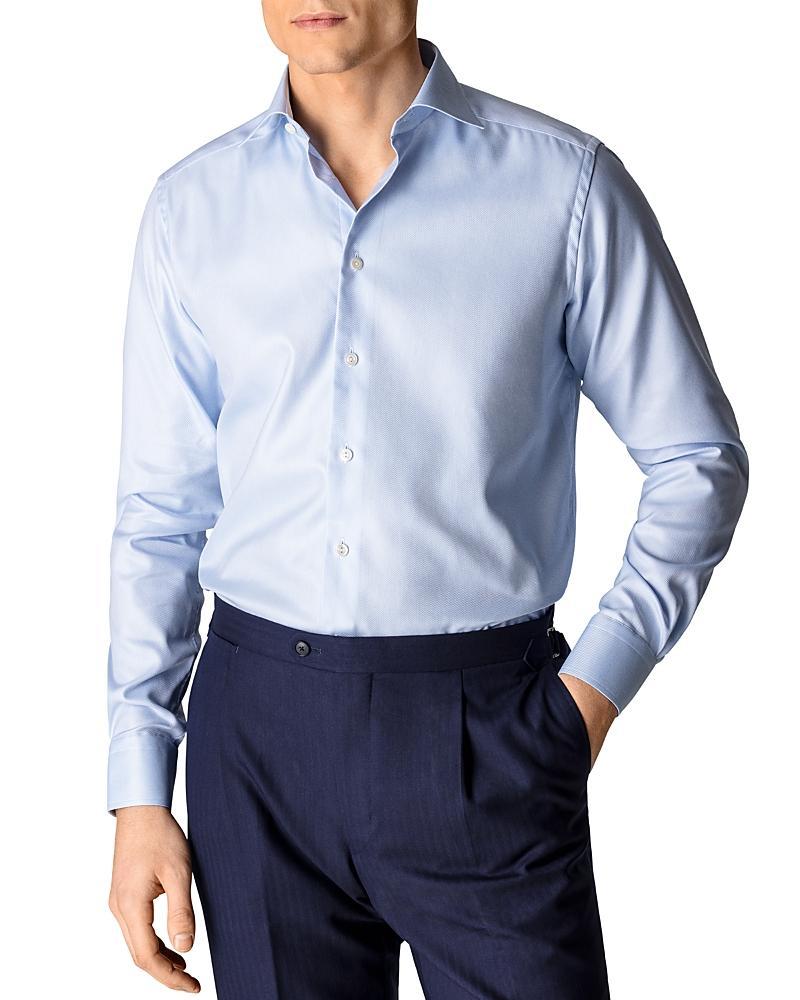 Contemporary-Fit Cavalry Twill Dress Shirt Product Image