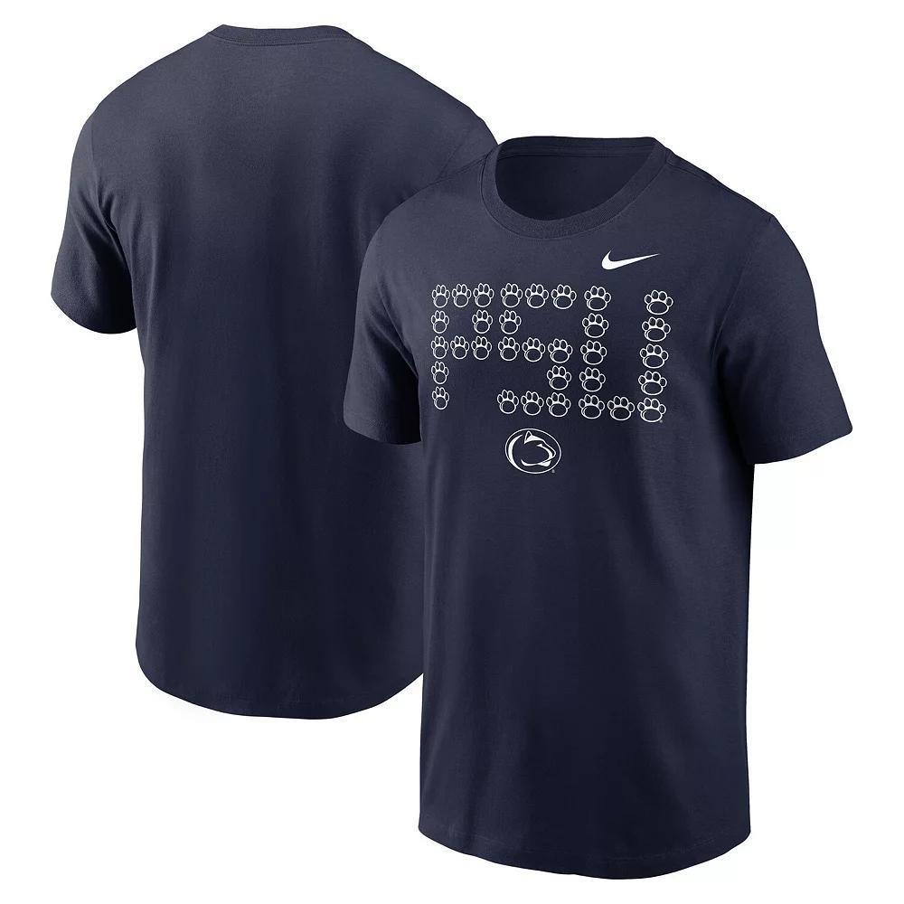 Men's Nike Navy Chicago Bears Primetime Wordmark Essential T-Shirt, Size: 2XL, Blue Product Image