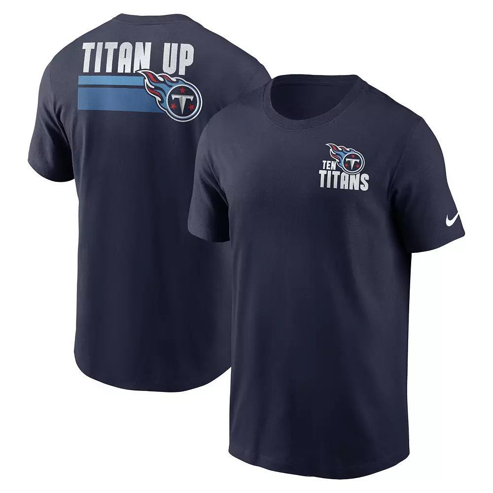 Men's Nike Navy Denver Broncos Blitz Essential T-Shirt, Size: Large, Blue Product Image