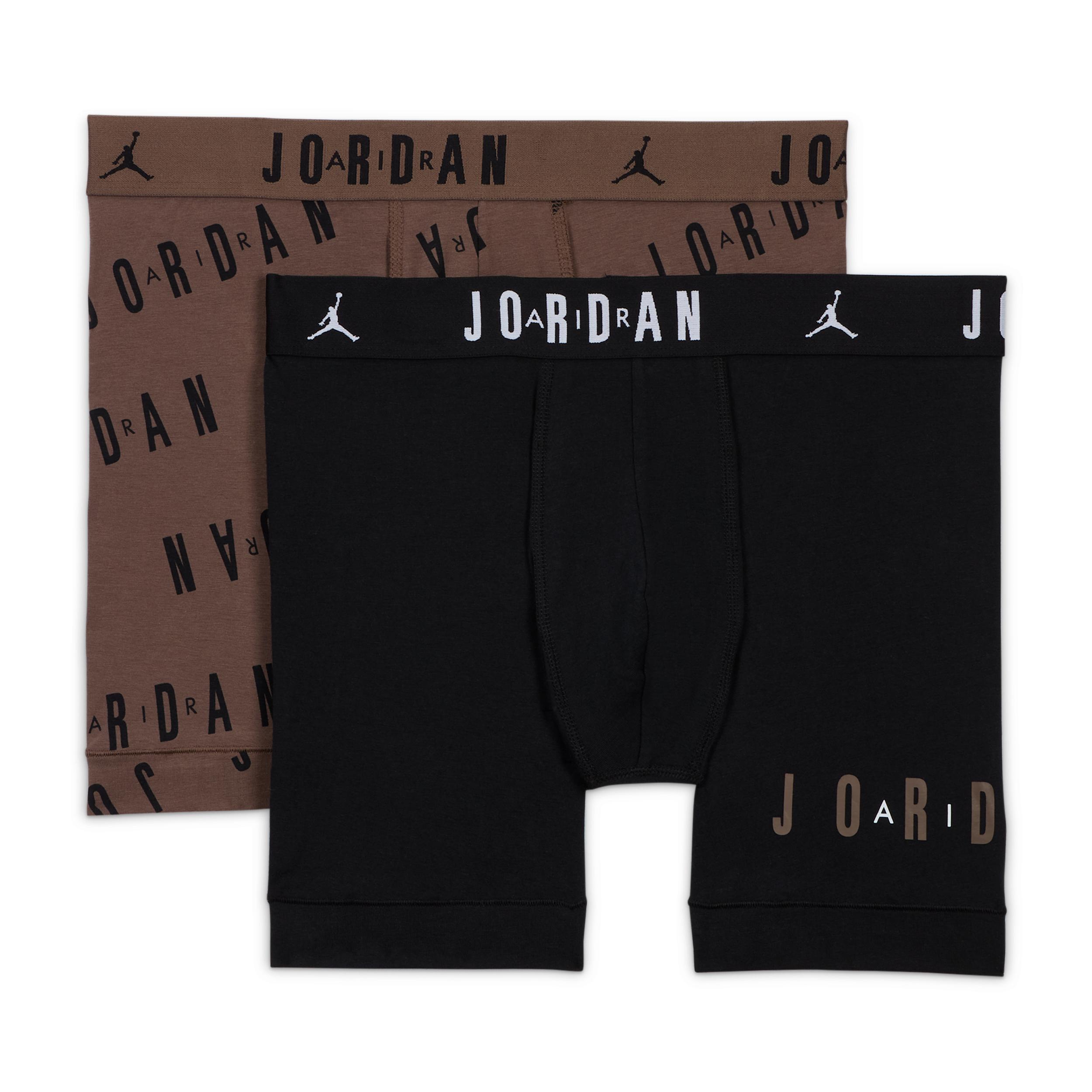Men's Jordan Dri-FIT Cotton Essentials Flight Boxer Briefs (2-Pack) Product Image