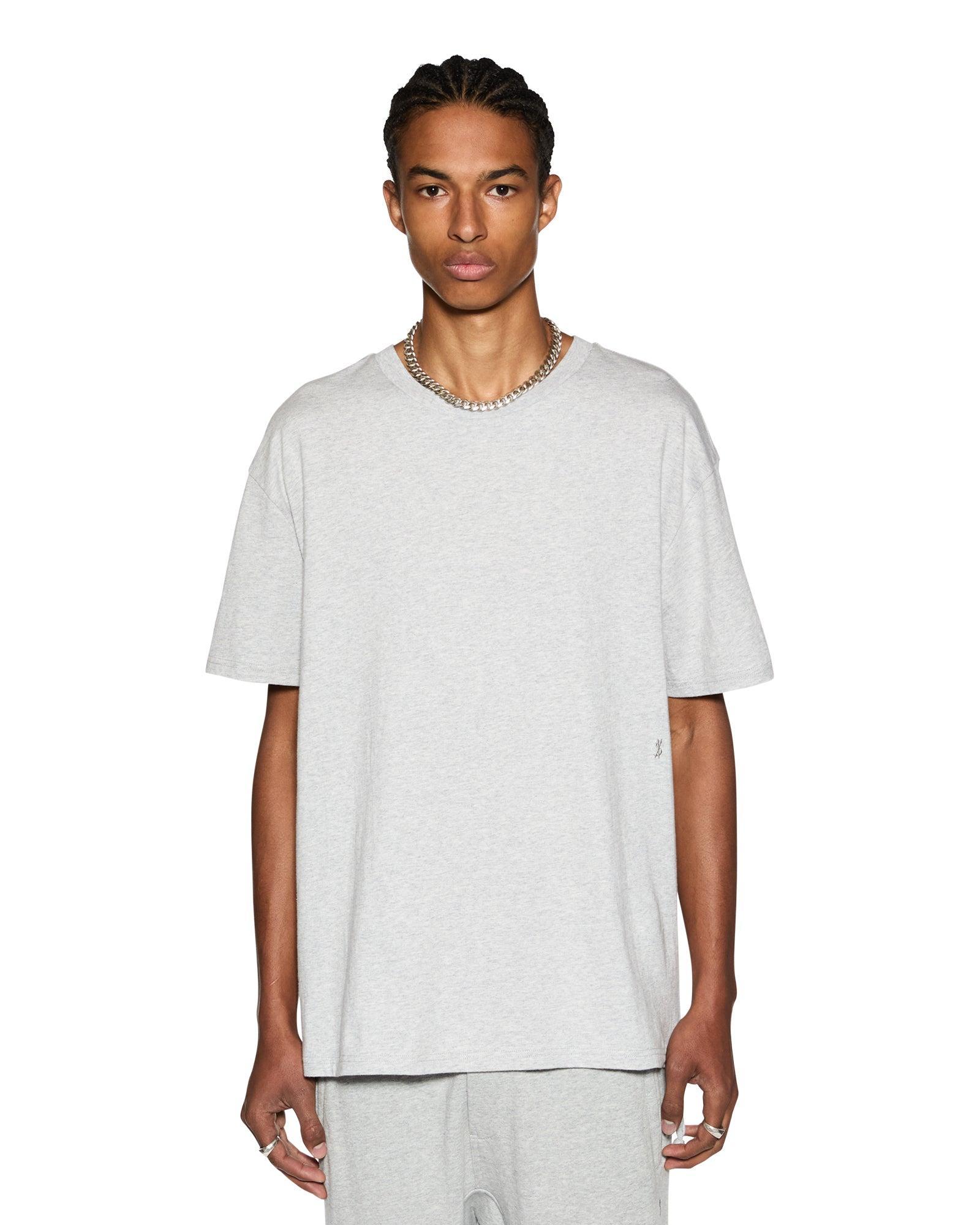 4 X 4 BIGGIE SS TEE GREY MARLE Male Product Image