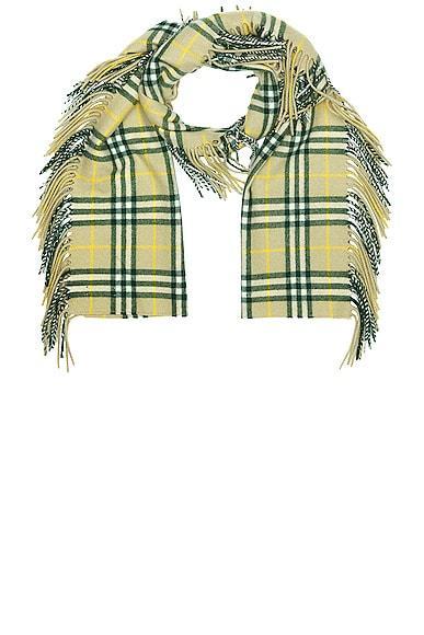 Burberry Vintage Check Scarf Green.. Product Image