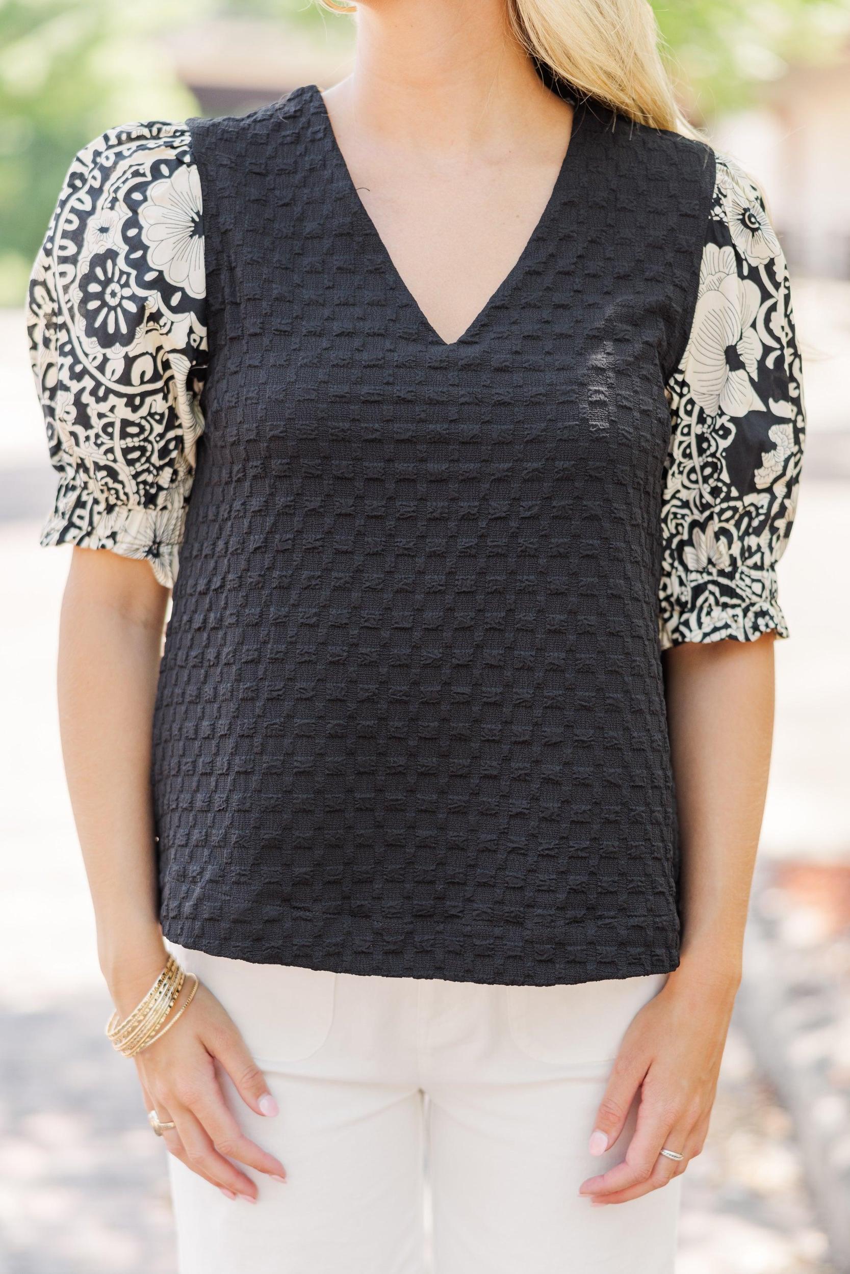 Happy Days Black Blouse Female Product Image