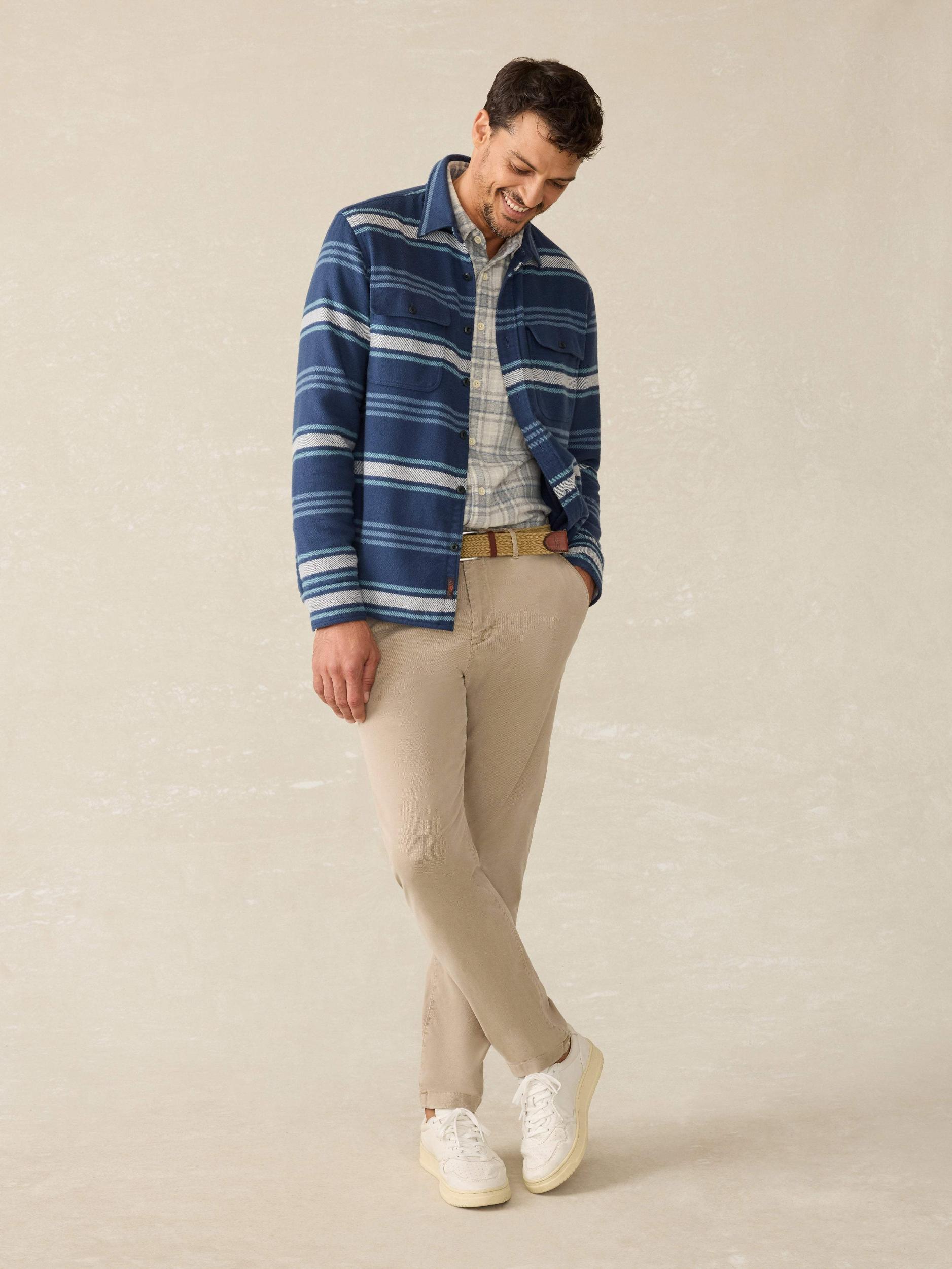 Wavebreaker Shirt - Winter Summit Stripe Male Product Image