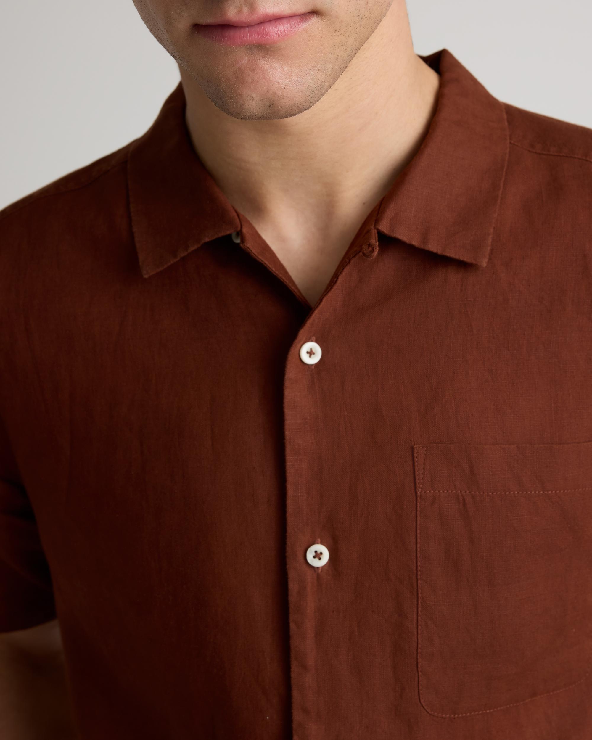 Quince | Men's 100% European Linen Camp Shirt Product Image