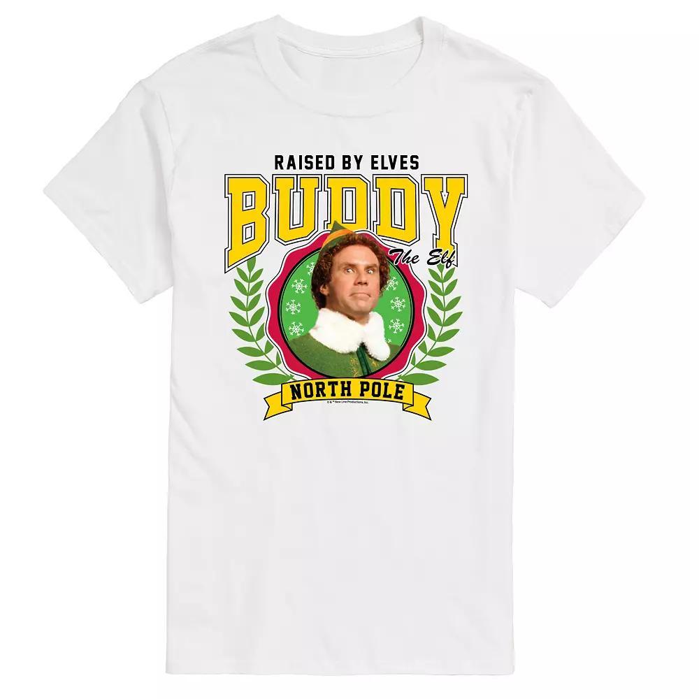 Mens Elf Raised By Elves Graphic Tee Product Image