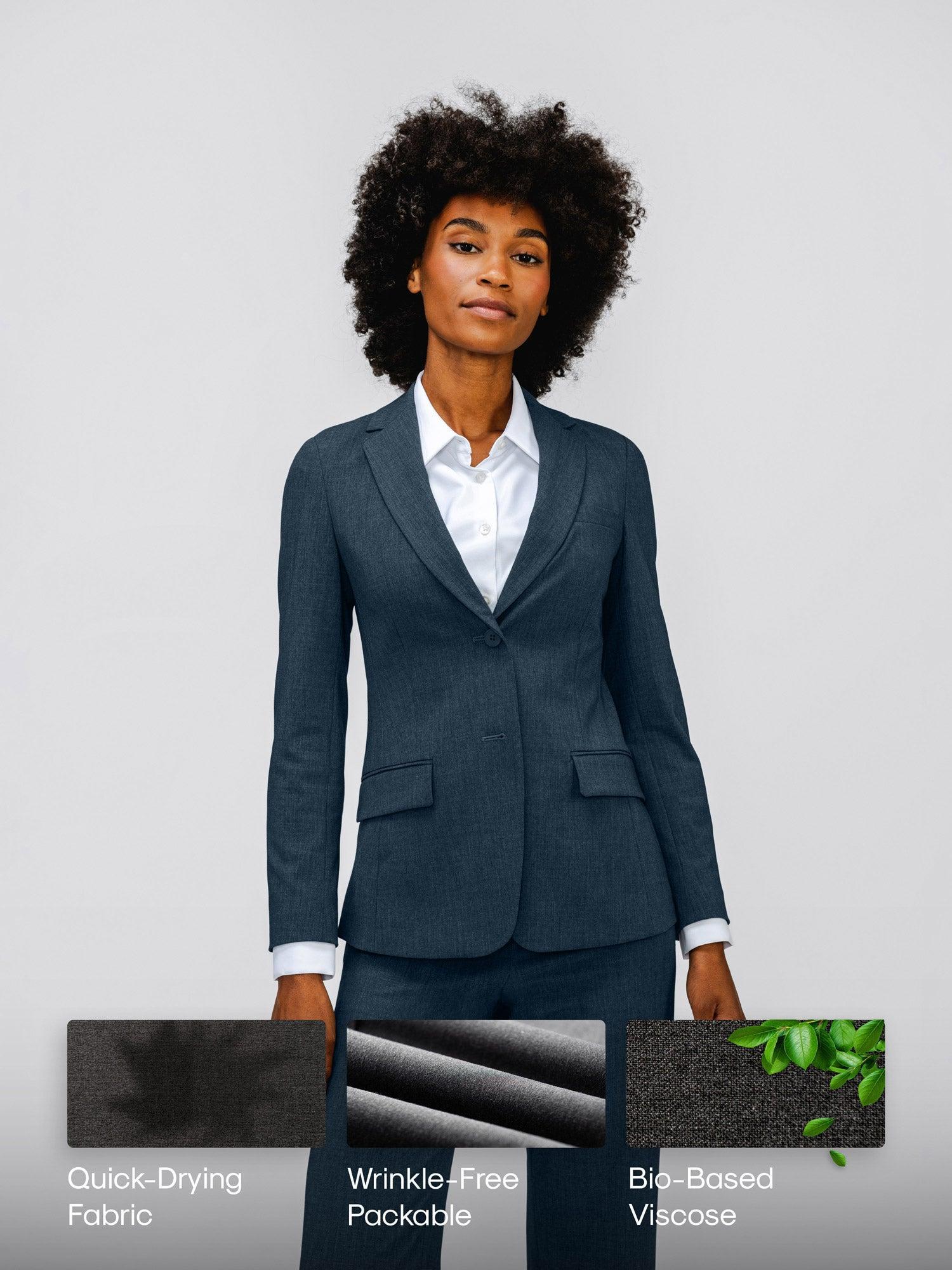 Women's Velocity Tailored Blazer - Dark Charcoal Heather (MPS) Product Image