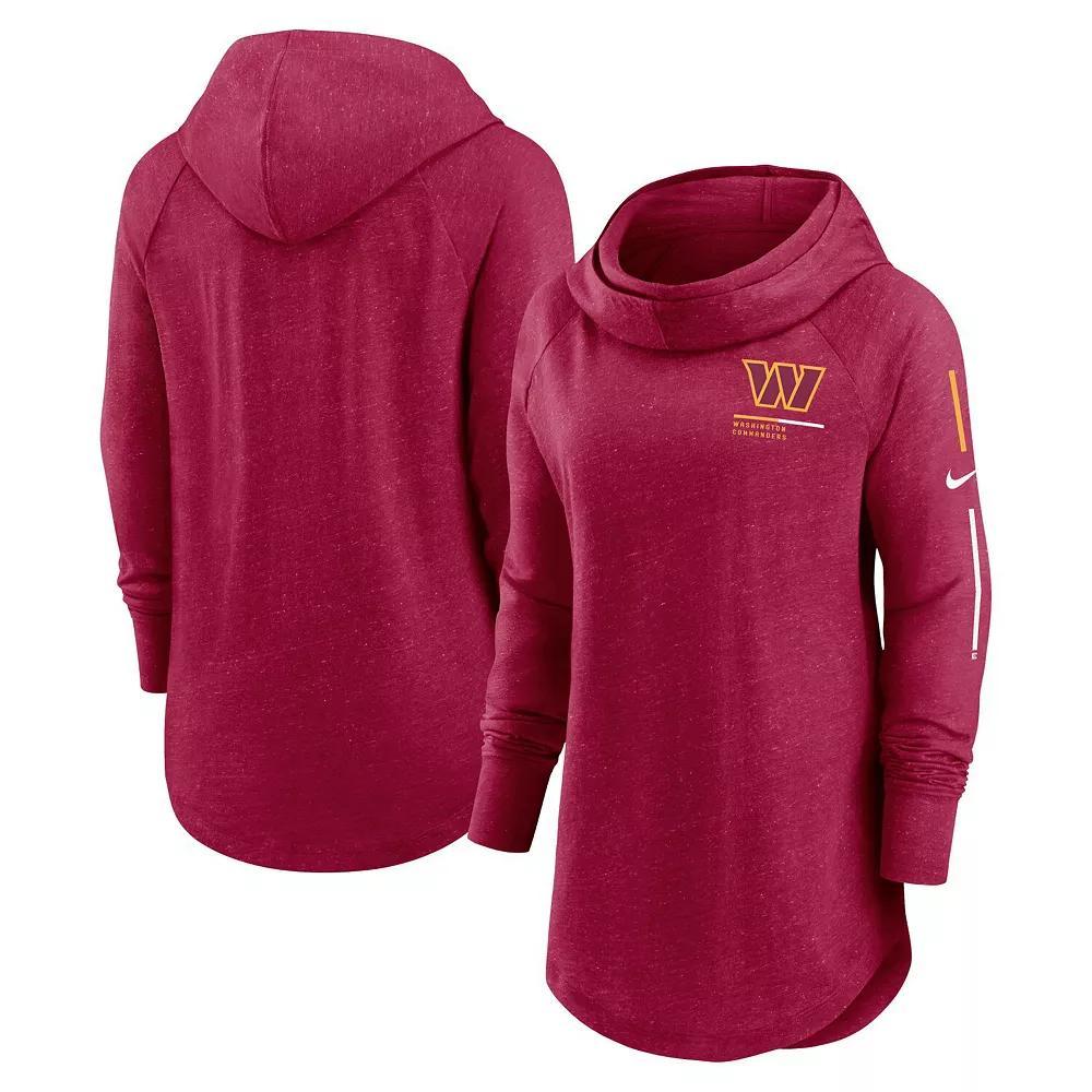Womens Nike Cleveland s Minimal Statement Lightweight Raglan Funnel Neck Pullover Hoodie Product Image
