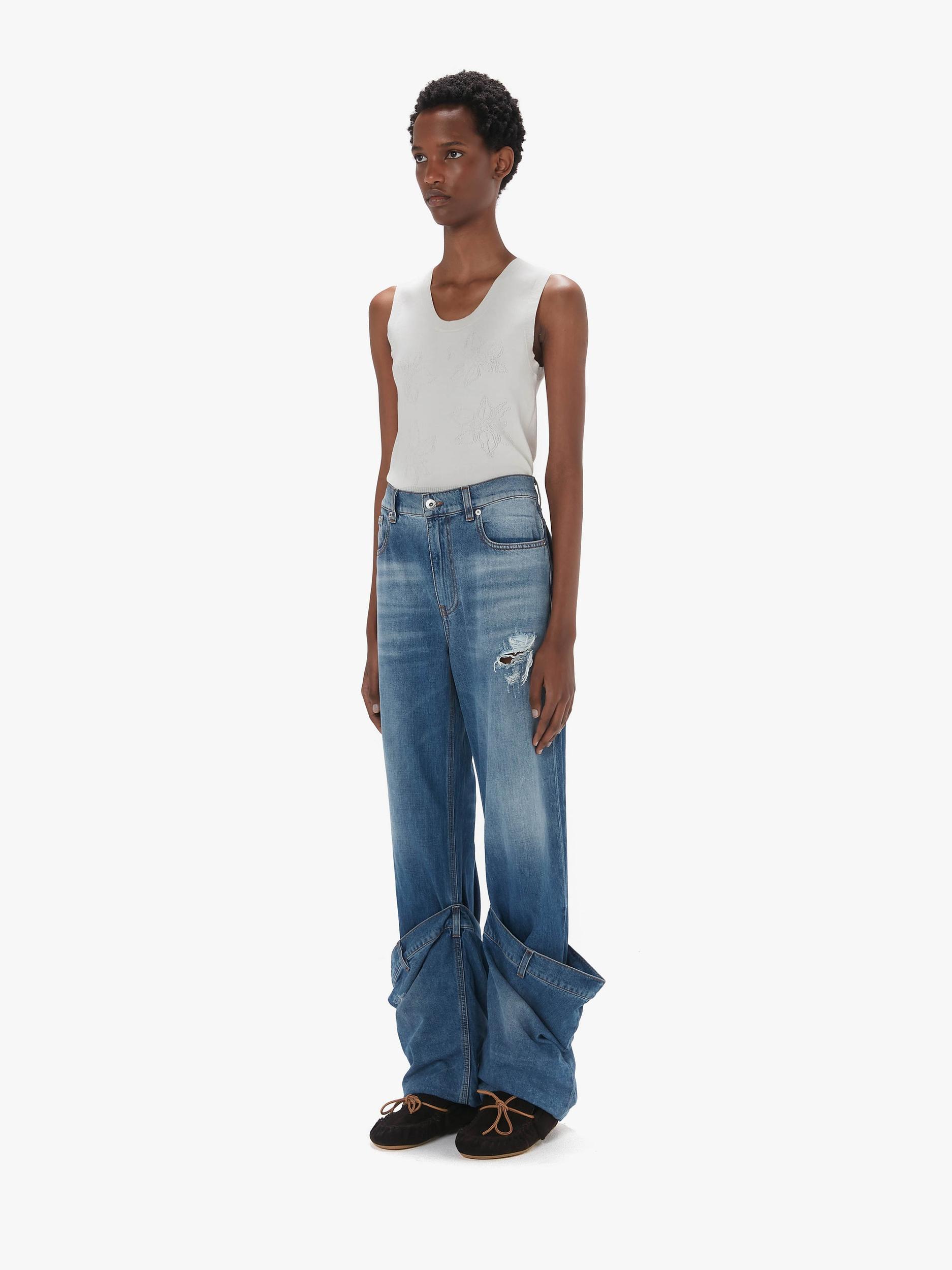 BUCKET DENIM JEANS Product Image