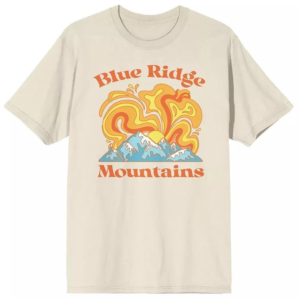 Men's Adventure Society Blue Ridge Tee, Size: Large, Beige Product Image