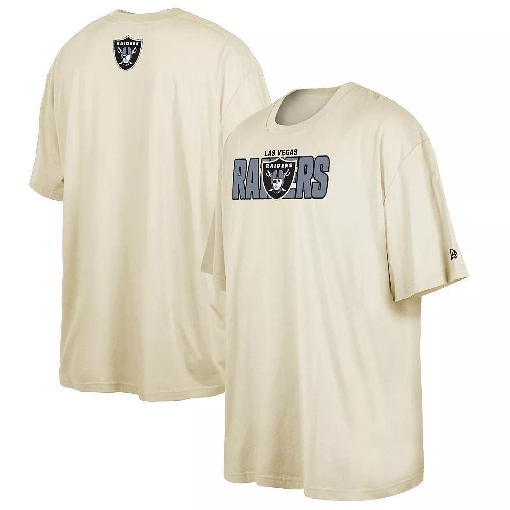 Men's New Era  Cream Las Vegas Raiders 2023 NFL Draft Big & Tall T-Shirt, Size: 2XLT, Lvr Team Product Image