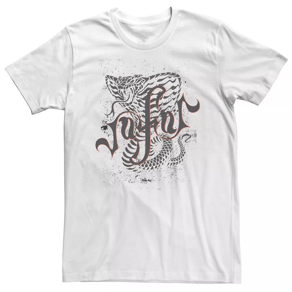 Big & Tall Disney Aladdin Live Action Jafar Cobra Sketch Logo Tee, Men's, Size: XL Tall, White Product Image