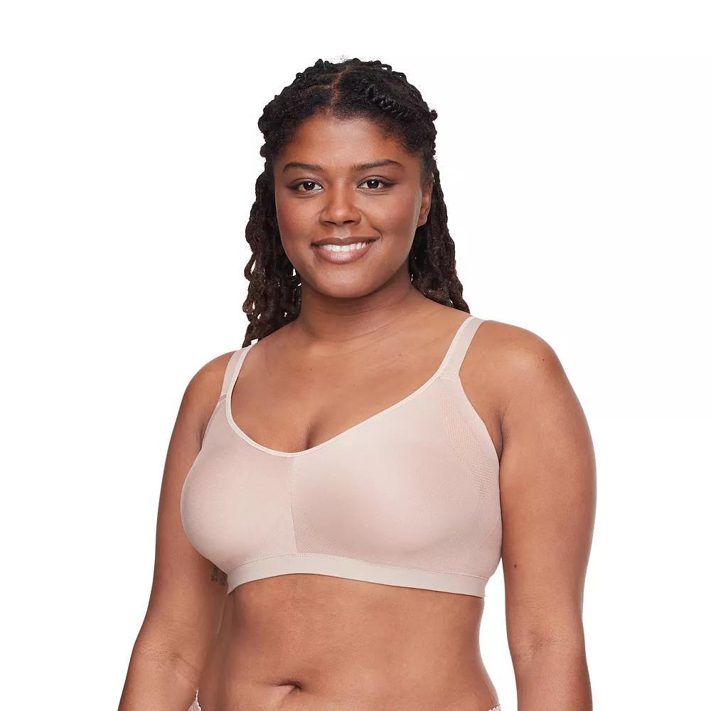 Warners Easy Does It® Underarm-Smoothing with Seamless Stretch Wireless Lightly Lined Comfort Bra RM3911A, Women's, Size: XS, Rich Black Product Image