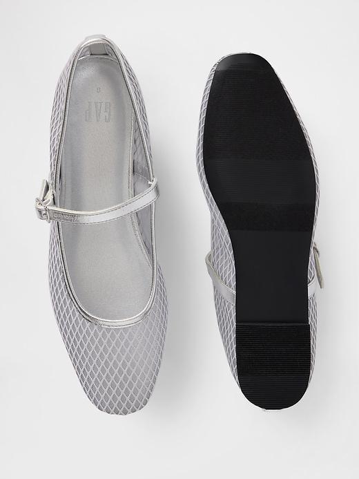 Mesh Mary Jane Flats Product Image