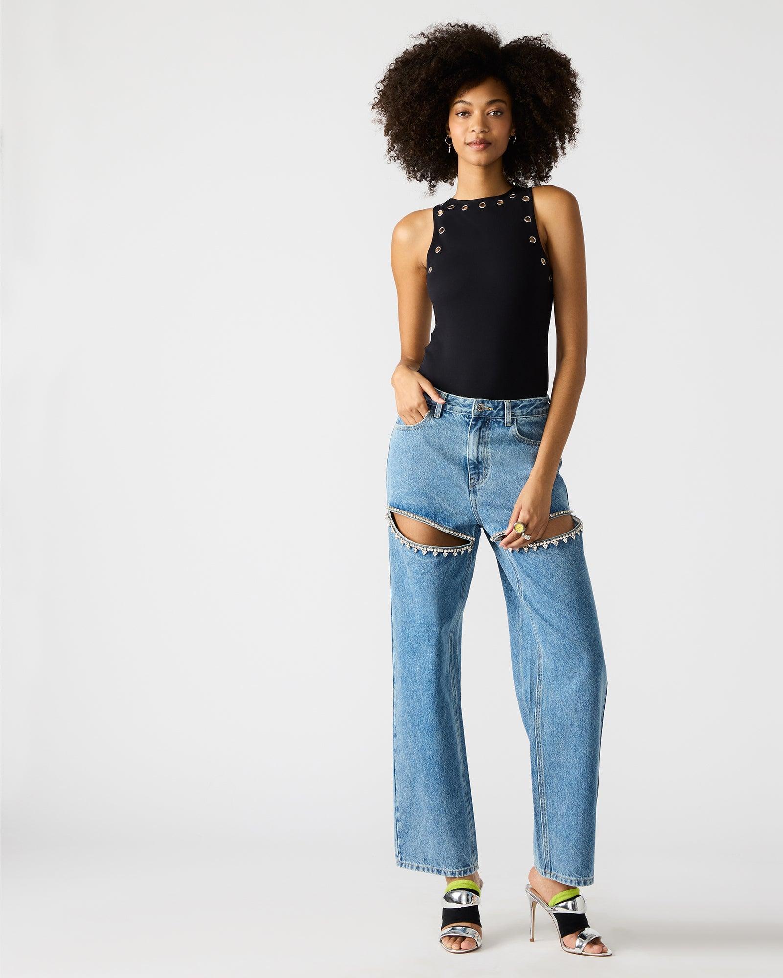 NICO GROMMET BODYSUIT BLACK Female Product Image