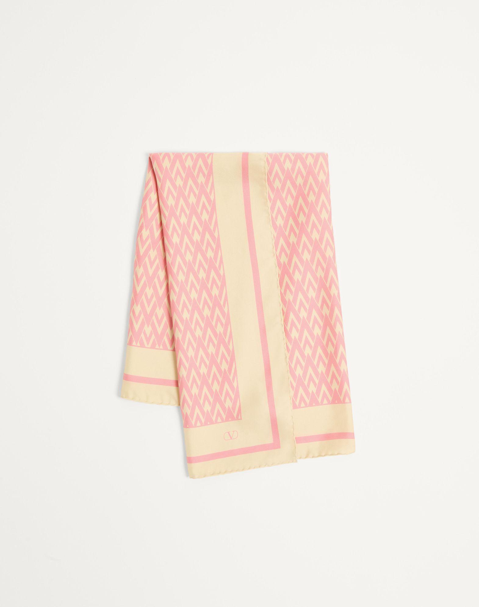 Toute La V Silk Scarf  Product Image