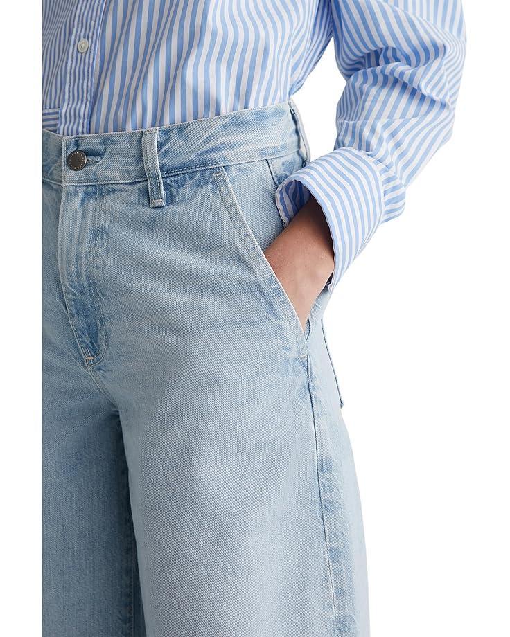 Stella Mid Rise Ankle Palazzo Jeans in Aries Product Image