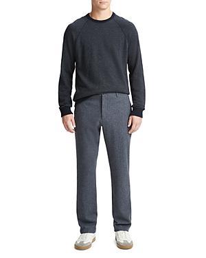 Mens Wool Flannel Herringbone Trousers Product Image