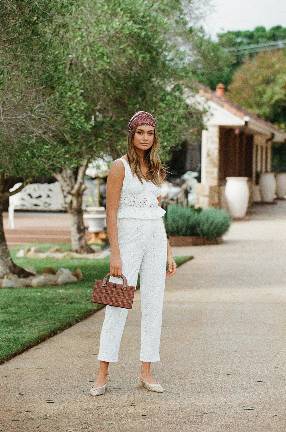 Seraphina Eyelet Pants Product Image