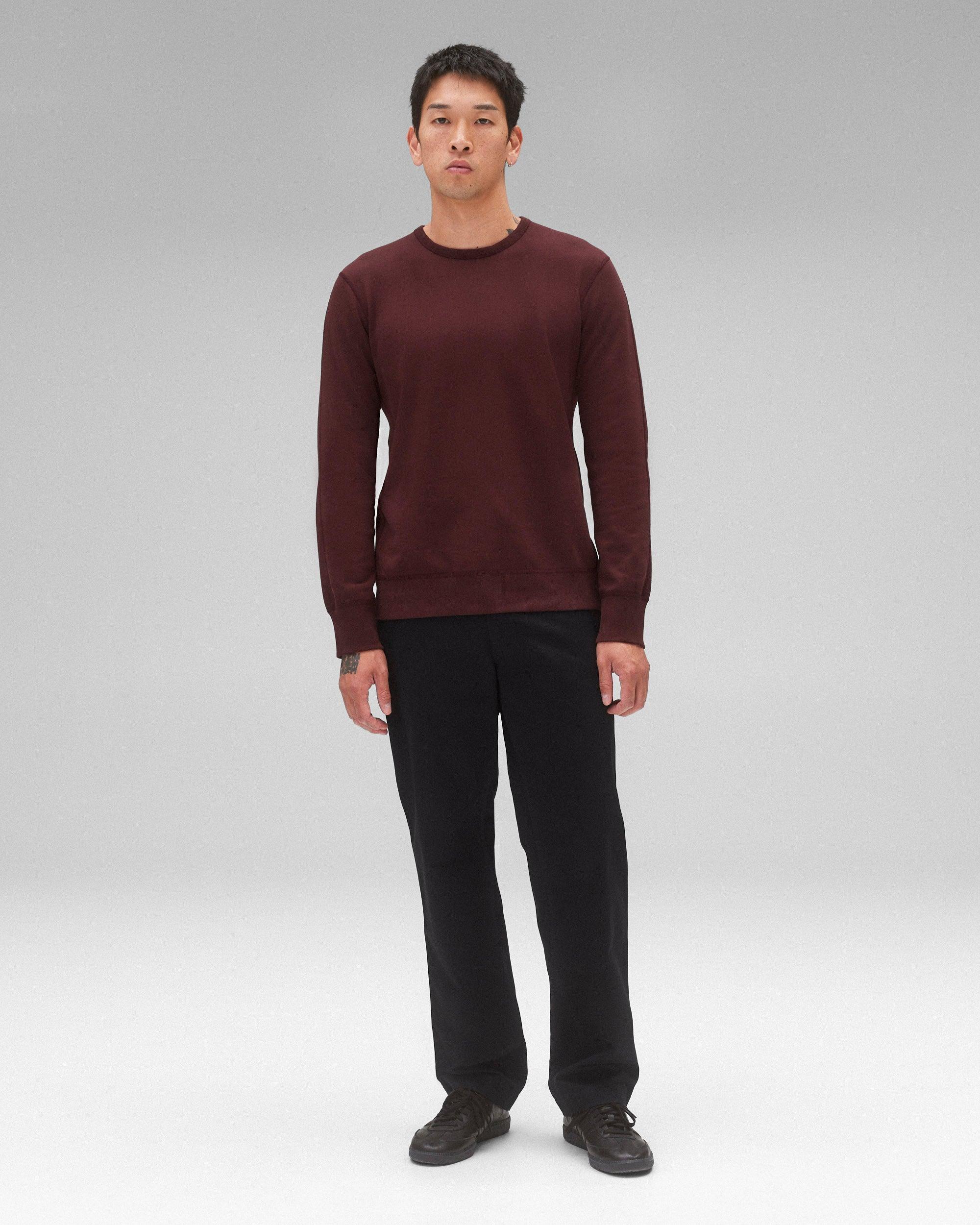 Midweight Terry Slim Crewneck Male Product Image