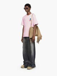 WINDOW' EMBROIDERED SHIRT in pink | JW Anderson US  Product Image