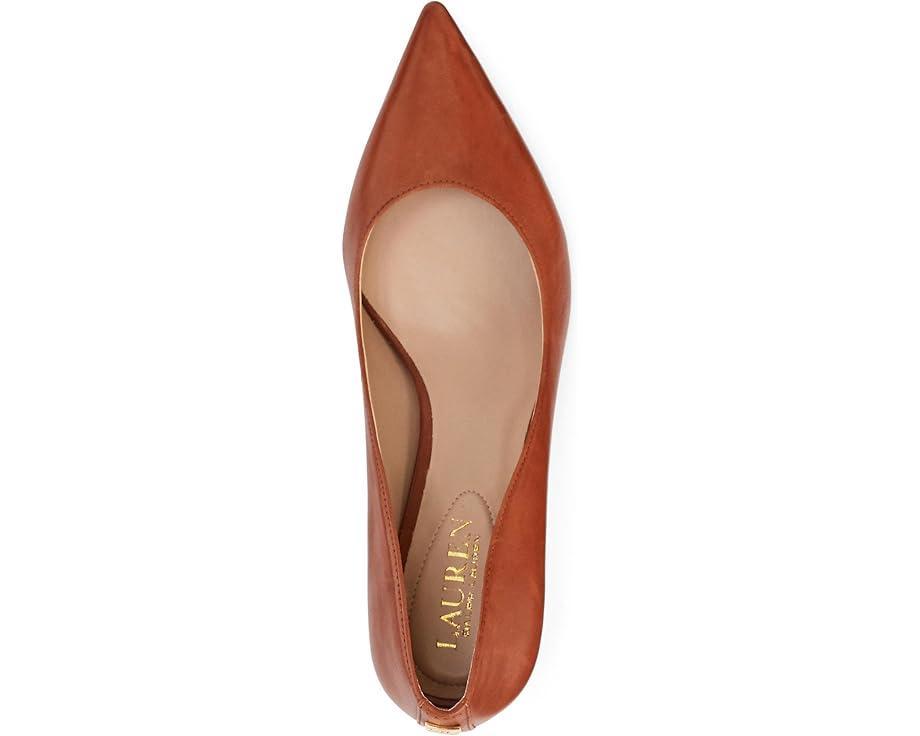 Adrienne Crocodile-Embossed Leather Pumps Product Image