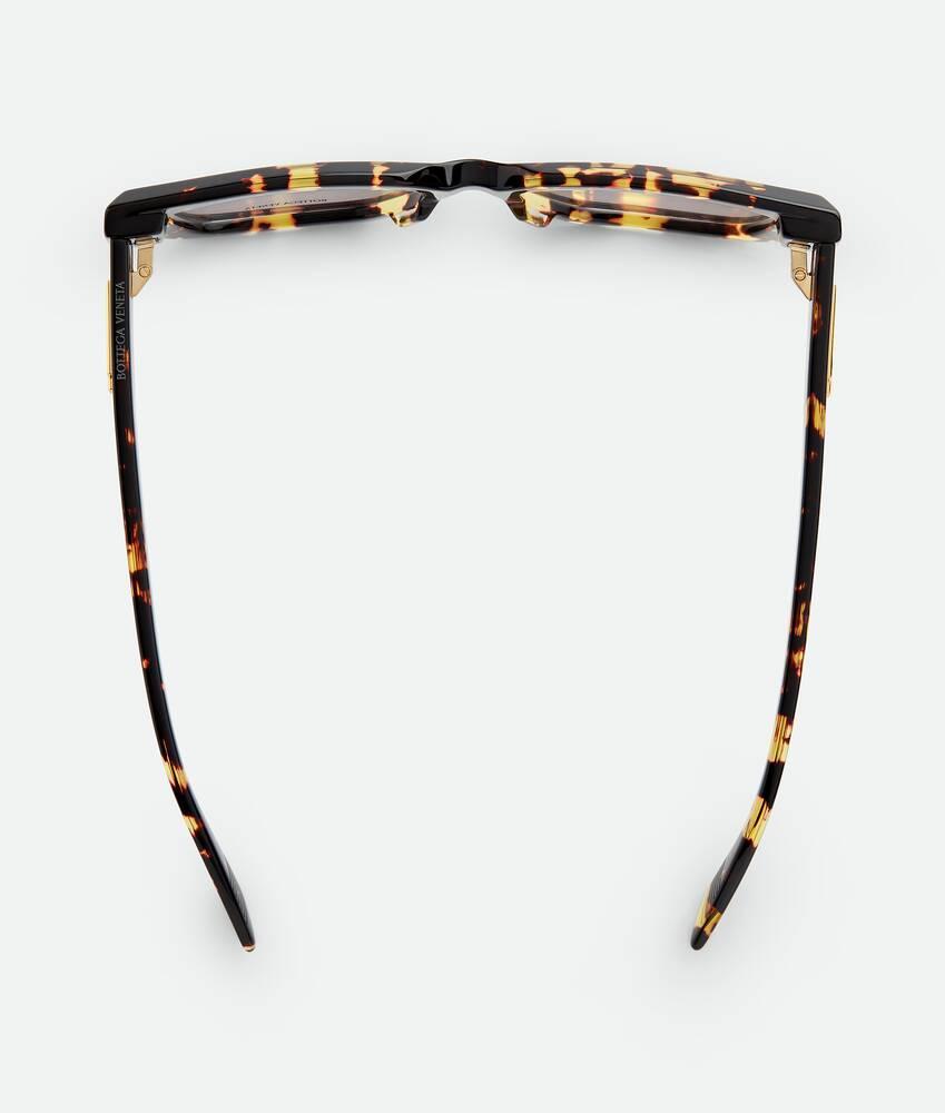 Women's Classic Acetate Square Eyeglasses in Havana/transparent Product Image