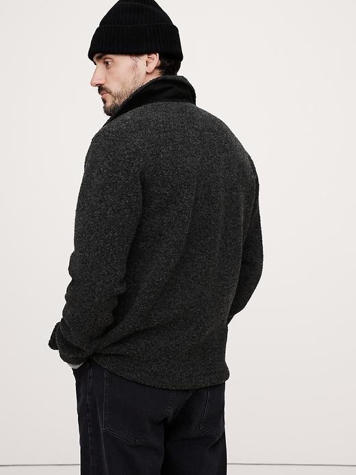 Wool-Blend Sherpa Chore Coat Product Image