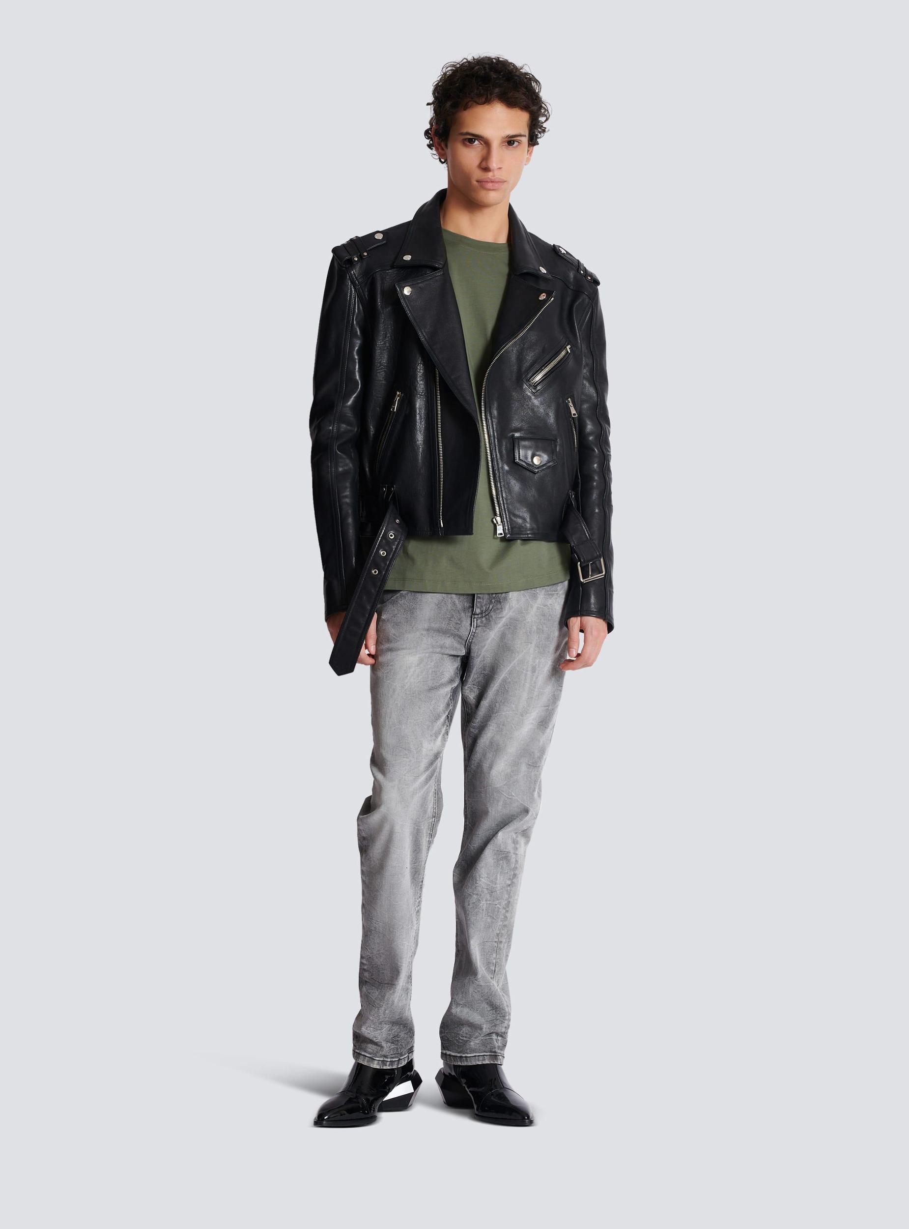 Loose T-shirt with Balmain Signature embroidery Product Image