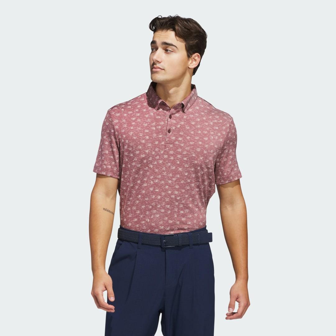adidas Ultimate365 Novelty Polo Shirt Aurora Ruby 2XL Mens Product Image