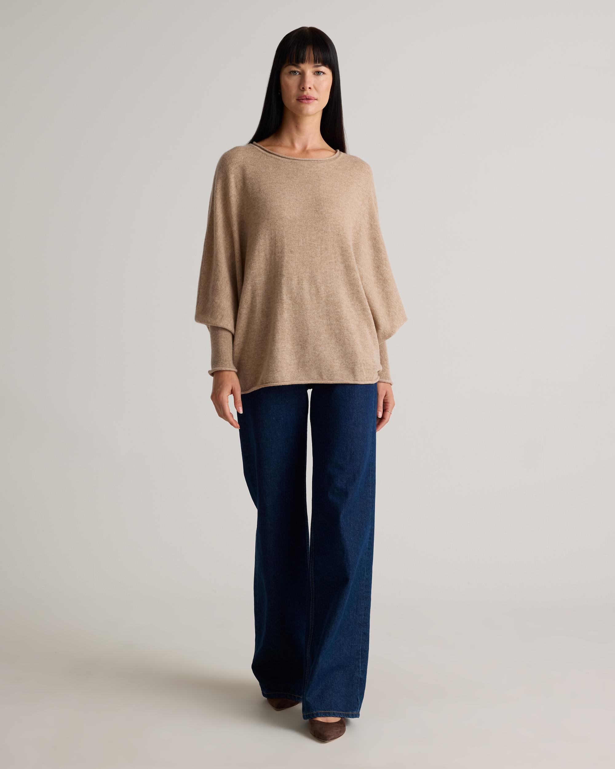 Quince | Women's Mongolian Cashmere Batwing Sweater Size Large/XL Product Image