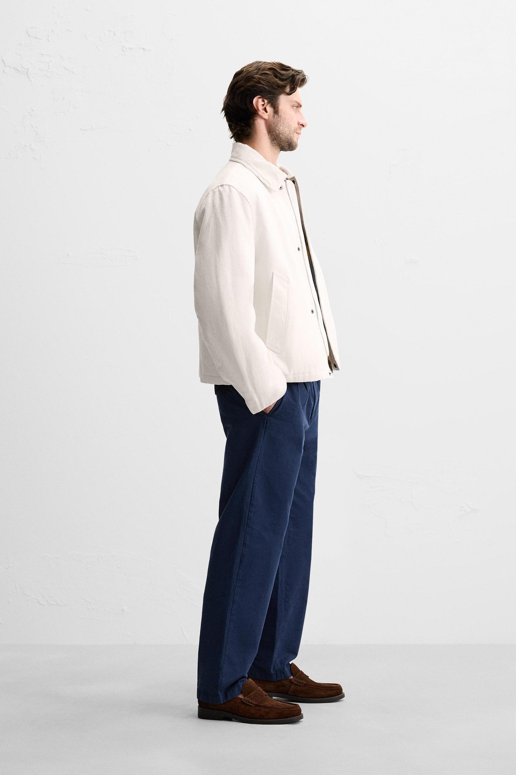 MIXED COLLAR JACKET Product Image