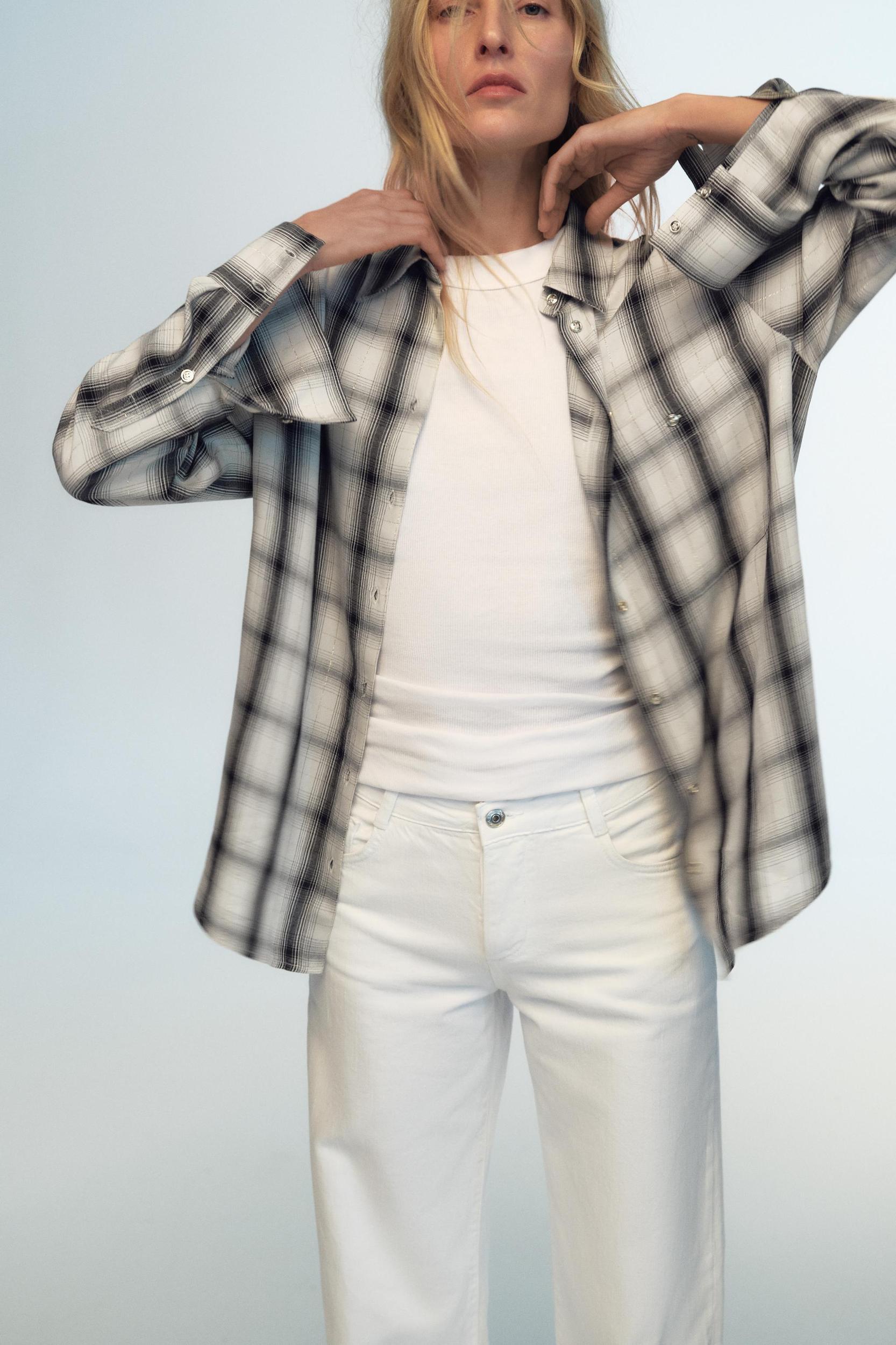OVERSIZED PLAID SHIRT Product Image