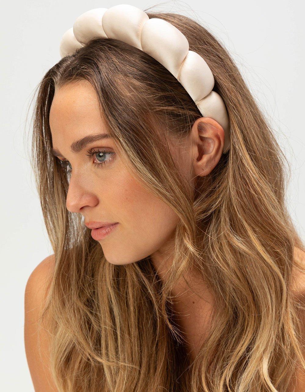 FULL TILT Croissant Satin Sponge Headband Product Image