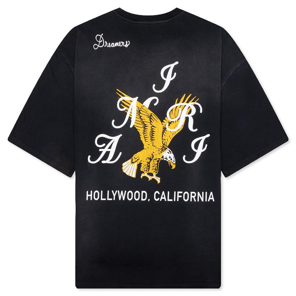 Amiri Eagle Oversized Tee - Black Male Product Image