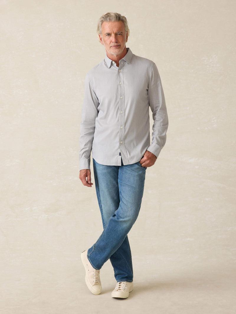 Movement™ Shirt - Grey Pincheck Male Product Image